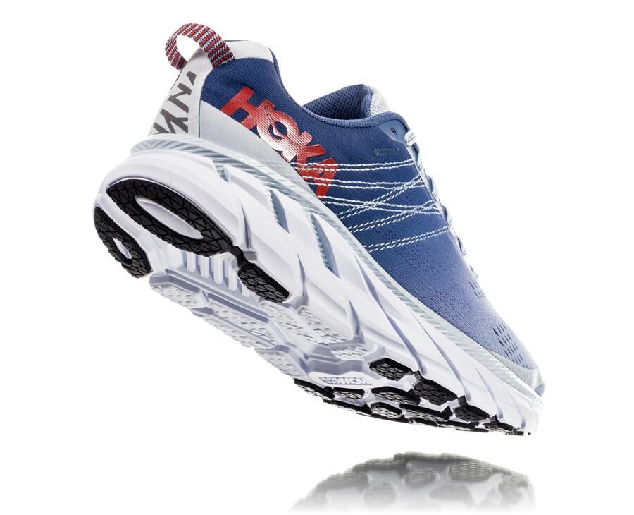 Hoka One One Clifton 6 Promenadskor Dam - Blå/Vita - IWRGJ-1574